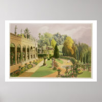 Alton Gardens, aus "The Gardens of England", 1857