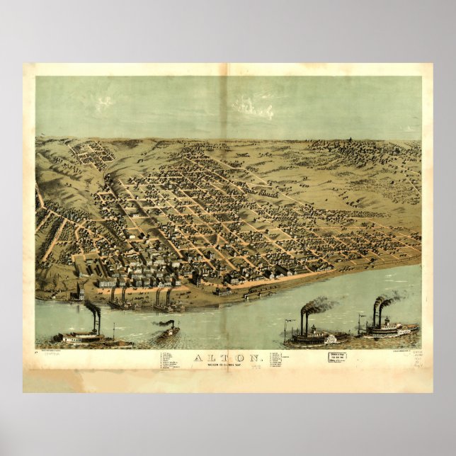 Alton, Illinois (1867) Poster (Vorne)