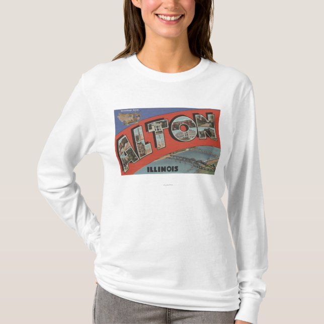 Alton, IllinoisLarge Buchstabe ScenesAlton, IL T-Shirt (Vorderseite)