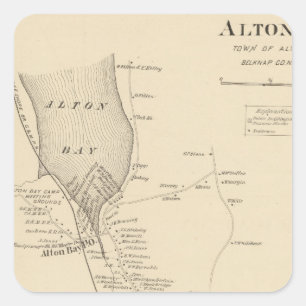 Alton PO Quadratischer Aufkleber