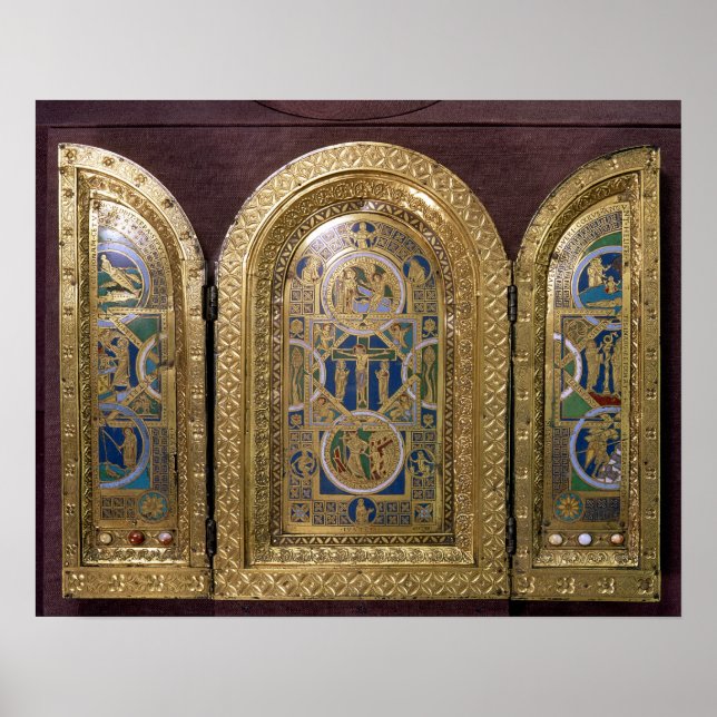 Alton Towers Triptych, c.1150 Poster (Vorne)