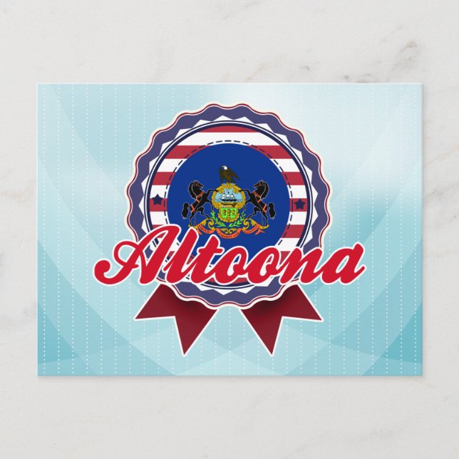 Altoona, PA Postkarte (Vorderseite)