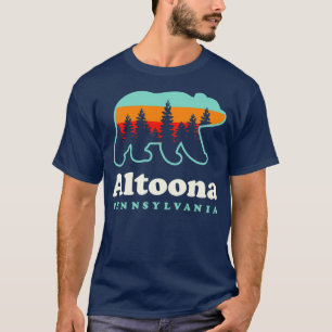 Altoona Pennsylvania Camping Wanderbär T-Shirt