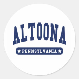 Altoona Pennsylvania Uni Style to Shirts Runder Aufkleber
