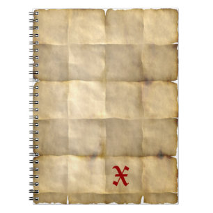 Altpapier, Schatzkarte Notizblock