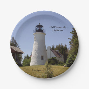 Altpresque Isle Lighthouse Papierplatte Pappteller