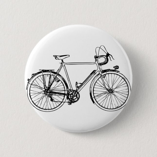 Altradfahrrad Button (Vorderseite)