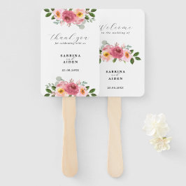 Altrosa | Blush Pink Floral Wedding Fächer