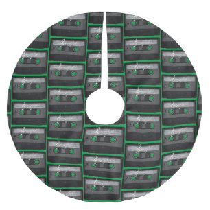 Altschulkassette leidet polyester weihnachtsbaumdecke