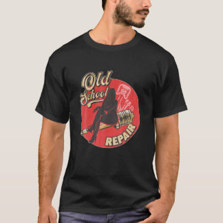 Altschulreparatur - Frisierte Auto Retro Vintag Cl T-Shirt