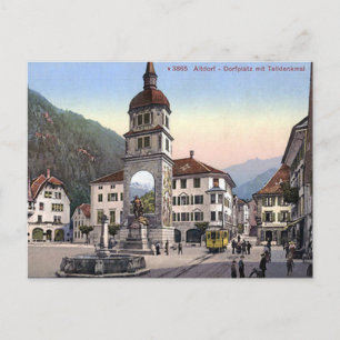 Altstadt - Altdorf, Uri. Schweiz Postkarte