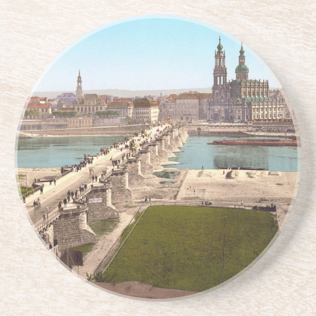 Altstadt Altstadt Dresden Aussicht auf das Kriegsm Sandstein Untersetzer (Vorne)