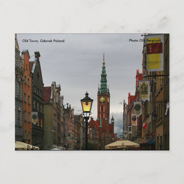 Altstadt, Danzig Polen, Foto O... Postkarte (Vorderseite)