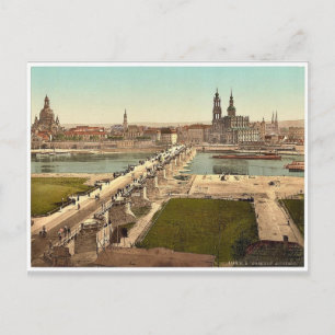 Altstadt, Dresden, vom Kriegsministerium aus geseh Postkarte
