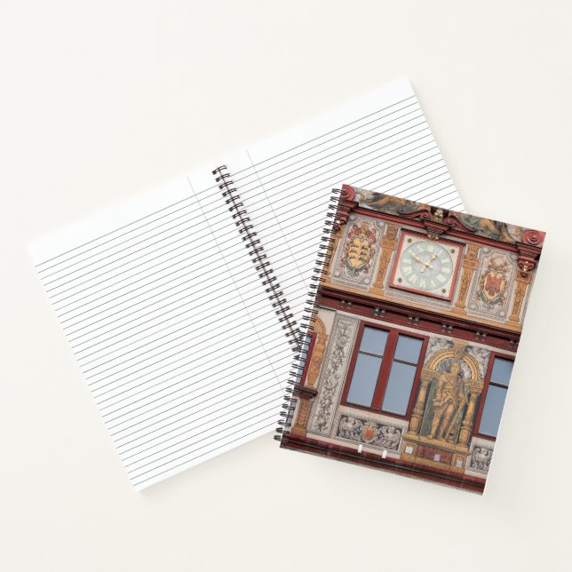 Altstadt Gebäude Frescos Notizbuch (Innenseite)