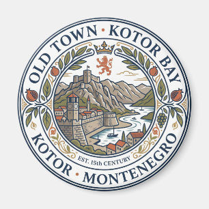 Altstadt Kotor Montenegro Magnet