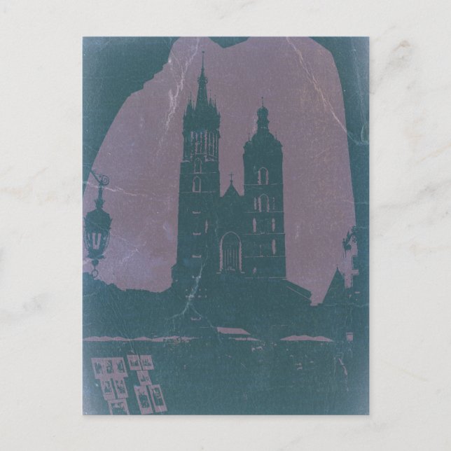 Altstadt Krakau Polen Postkarte (Vorderseite)