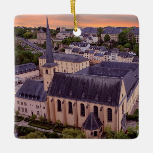 Altstadt Luxemburg Stadt Keramikornament (Vorderseite)