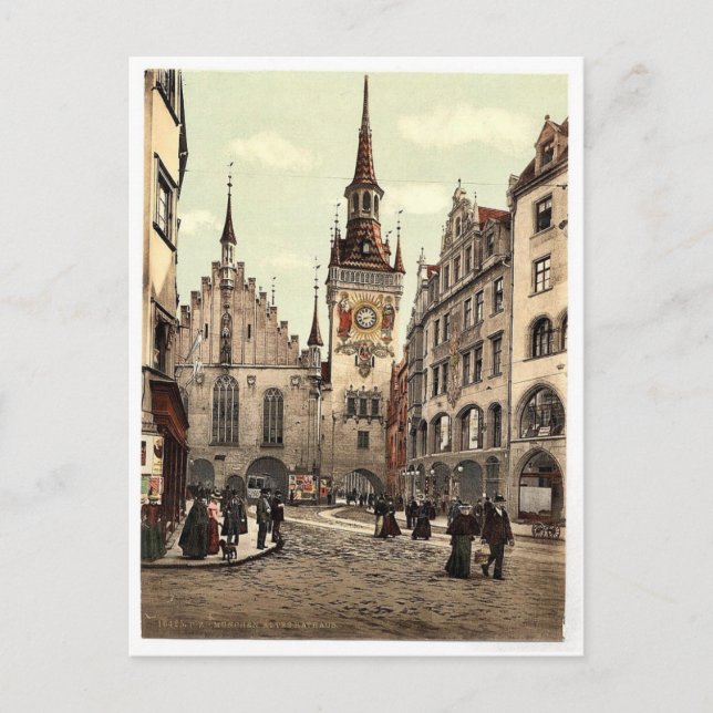 Altstadt, München, Bayern, Deutschland prachtvoll Postkarte (Vorderseite)