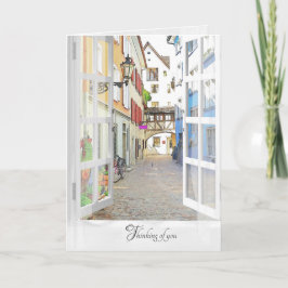 Altstadt Österreichs denkt an Sie Karte