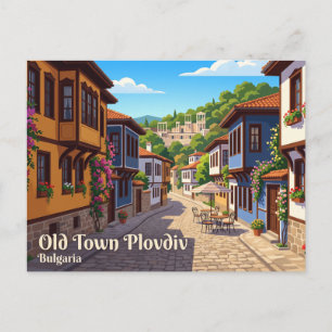 Altstadt Plovdiv Bulgarien Postkarte