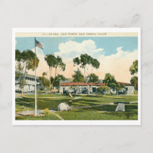 Altstadt, San Diego Vintage Postkarte