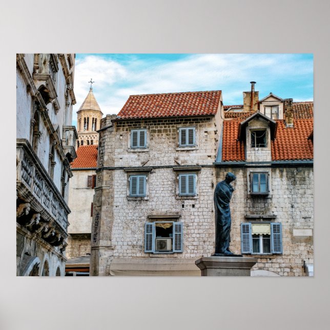 Altstadt, Split, Kroatien Poster (Vorne)