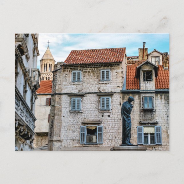 Altstadt, Split, Kroatien Postkarte (Vorderseite)
