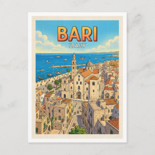 Altstadt von Bari Italien Postkarte