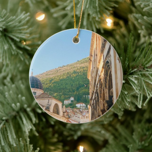 Altstadt von Dubrovnik Keramik Ornament (Baum)
