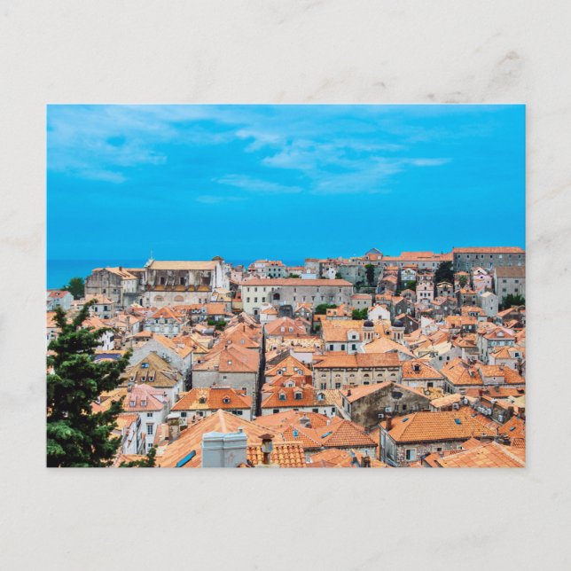 Altstadt von Dubrovnik Postkarte (Vorderseite)