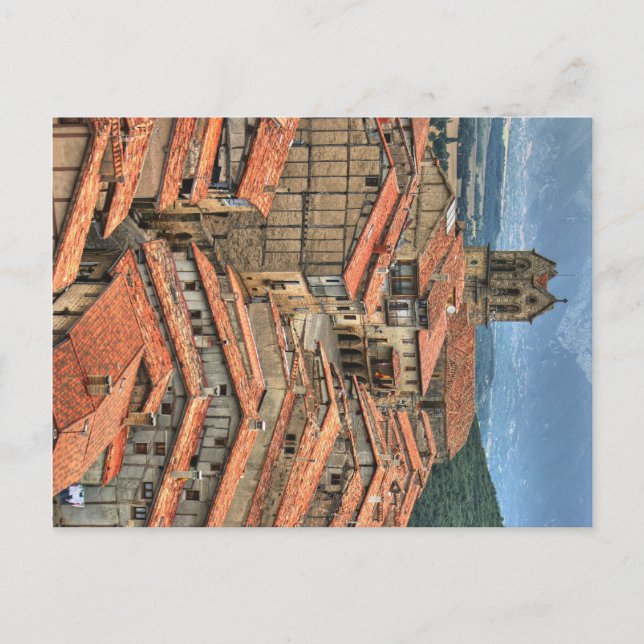 Altstadt von Frias, Spanien Postkarte (Vorderseite)