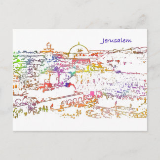Altstadt von Jerusalem Postkarte