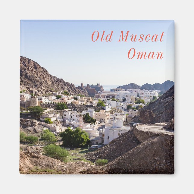 Altstadt von Muscat - Oman Magnet (Vorne)