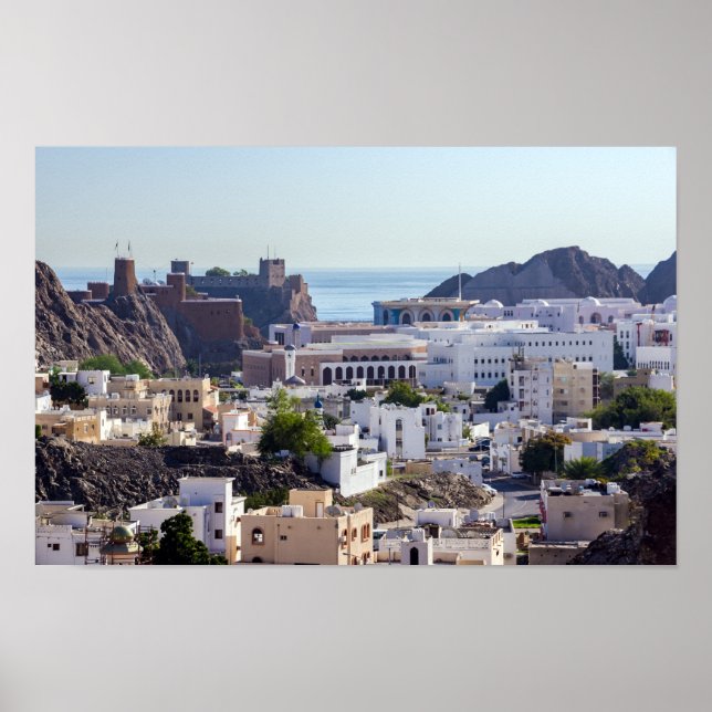 Altstadt von Muscat - Oman Poster (Vorne)
