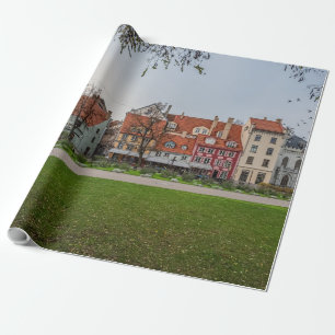Altstadt von Riga im Herbst Geschenkpapier