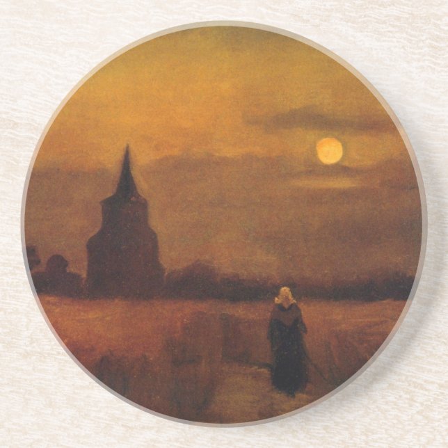 Altstadt von Vincent van Gogh Untersetzer (Vorne)