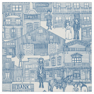 Altstadt von Western, Klassik Stoff
