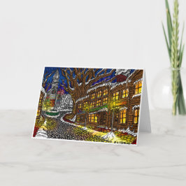 Altstadt Weihnachtskarte Feiertagskarte