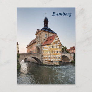 Altstädter Rathaus und Obere Brücke in Bamberg Postkarte