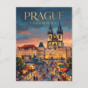 Altstädter Ring, Prag Tschechische Republik Postkarte