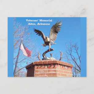 Altus, Arkansas Veteranen-Gedenkstätte Postkarte
