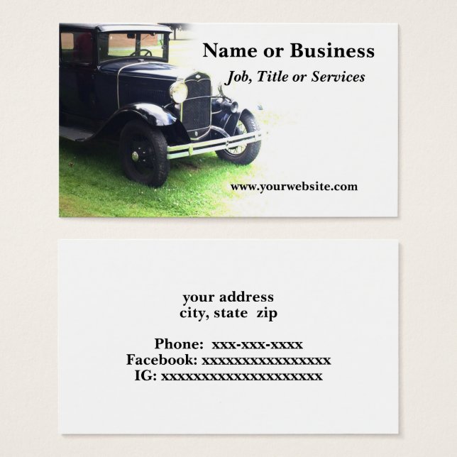 Altwagen (Vorne & Hinten)