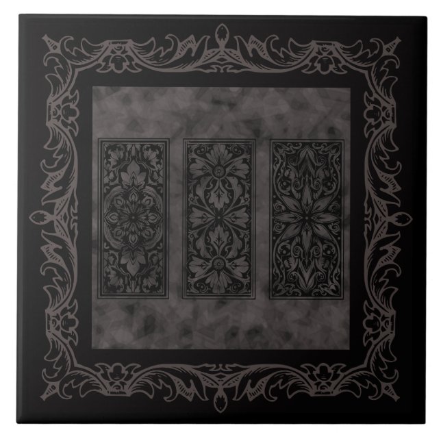 Altweltdesign Fliese (Vorderseite)