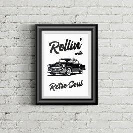 Altzeitgeber mit Typografie Poster