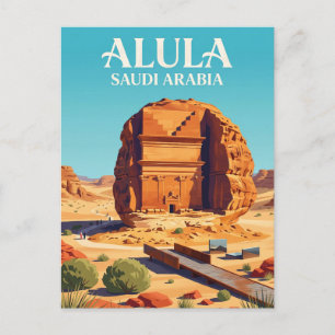 AlUla Saudi-Arabien Postkarte