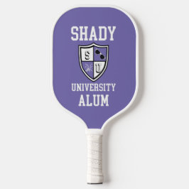Alum grad alma mater periwinkle pickleball schläger