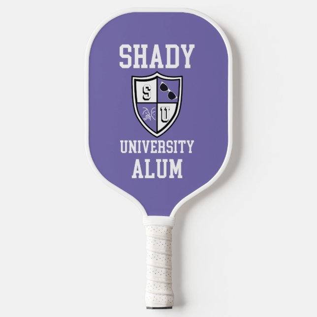 Alum grad alma mater periwinkle pickleball schläger (Vorderseite)