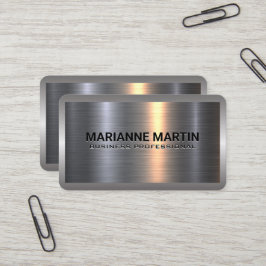 Aluminium-Aluminium-Bürste | Industrielle Grenzen Visitenkarte