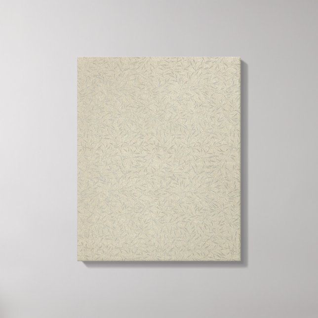 Aluminium-Graue Reben mit Bossleder Leinwanddruck (Vorderseite)